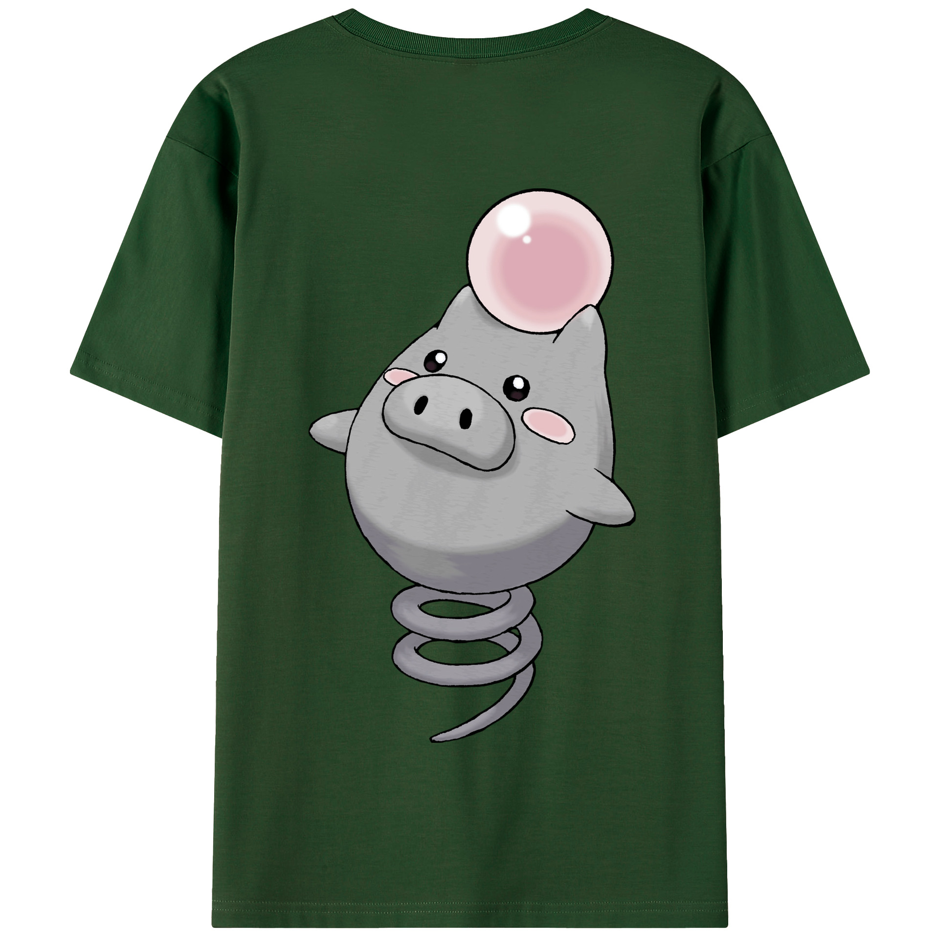 （画像用） ポケットモンスター Pokémon 綿100％半袖Tシャツ（背面プリント）